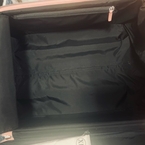 MCM Calfskin Ottomar Monogram Trolley Wheeled Suitcase Pink - Picture 8 of 13